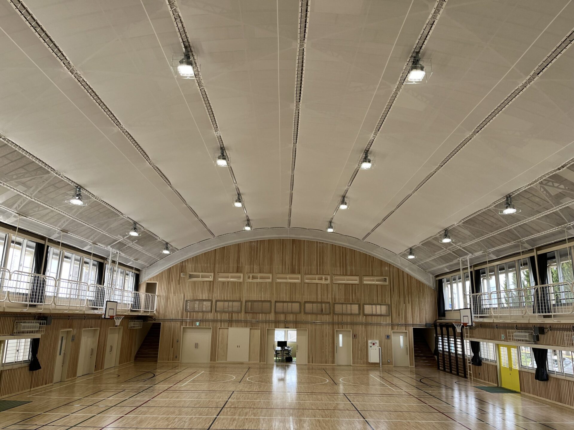 城東小学校屋内運動場長寿命化改修電気設備工事施工写真