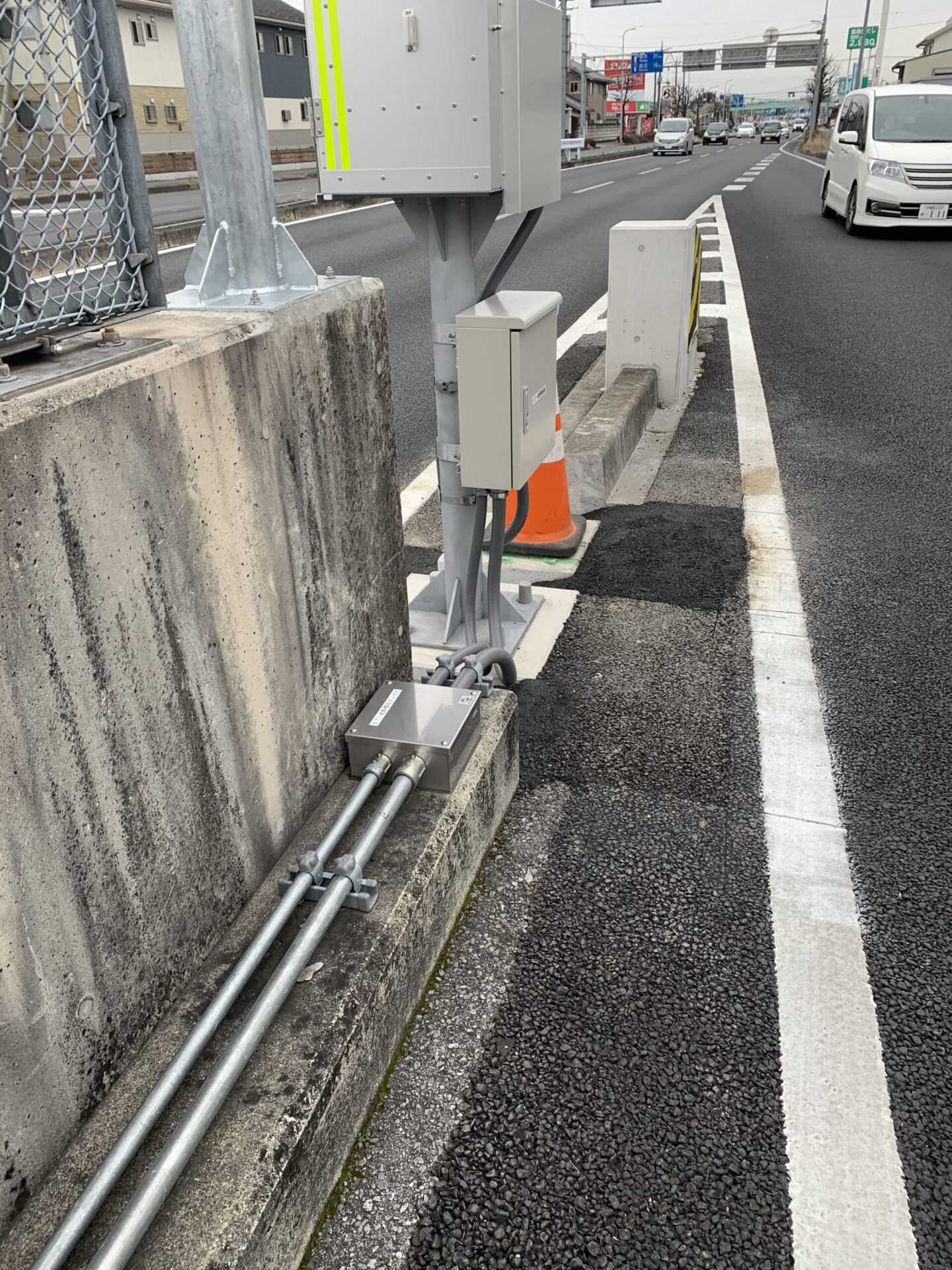遮断機設置工事宇都宮亀和田栃木線外その4(道保防災)施工写真