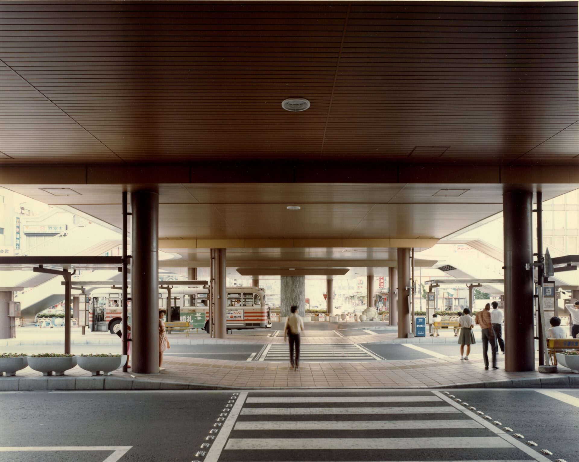 宇都宮駅西口広場【昭和５８年】施工写真